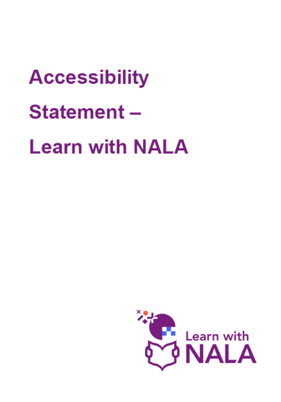Accessibility Statement - Learn with NALA cover
