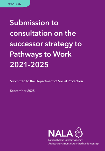 Submission to consultation on the successor strategy to Pathways to Work 2021-2025 cover
