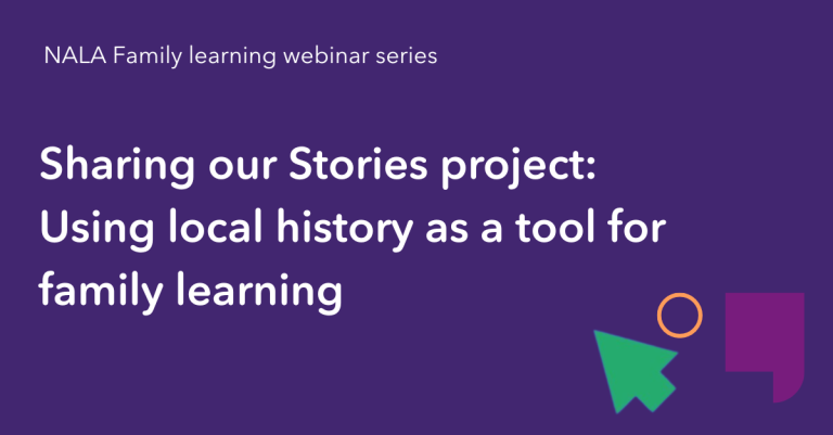 NALA Family learning webinar series - Sharing our stories - WEB