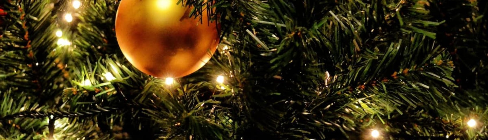 Christmas decoration on a Christmas tree