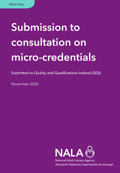 Submission to consultation on micro-credentials cover