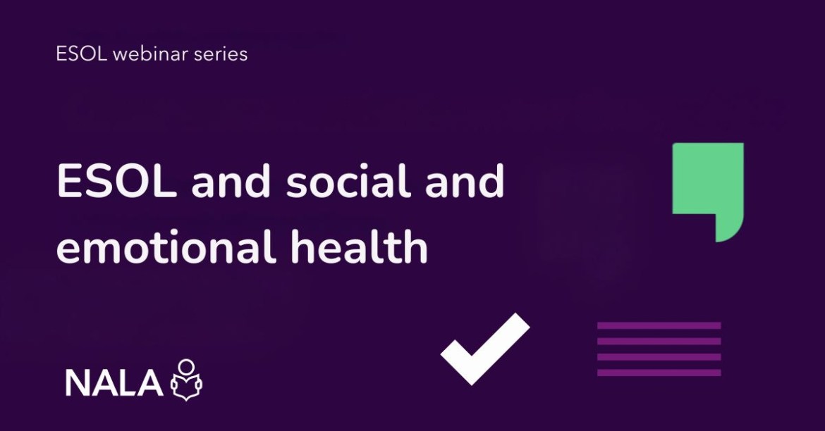 ESOL Webinar Series 19 February 2026 - ESOL and social and emotional health