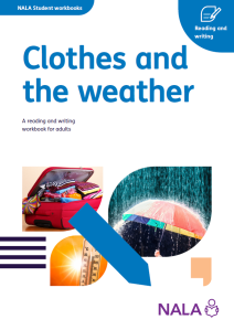 Clothes and the weather cover