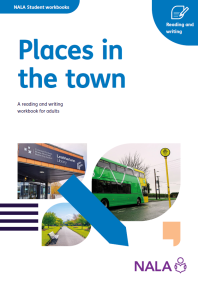 Places in the town cover