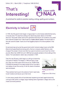 That's Interesting worksheet March 2026 cover