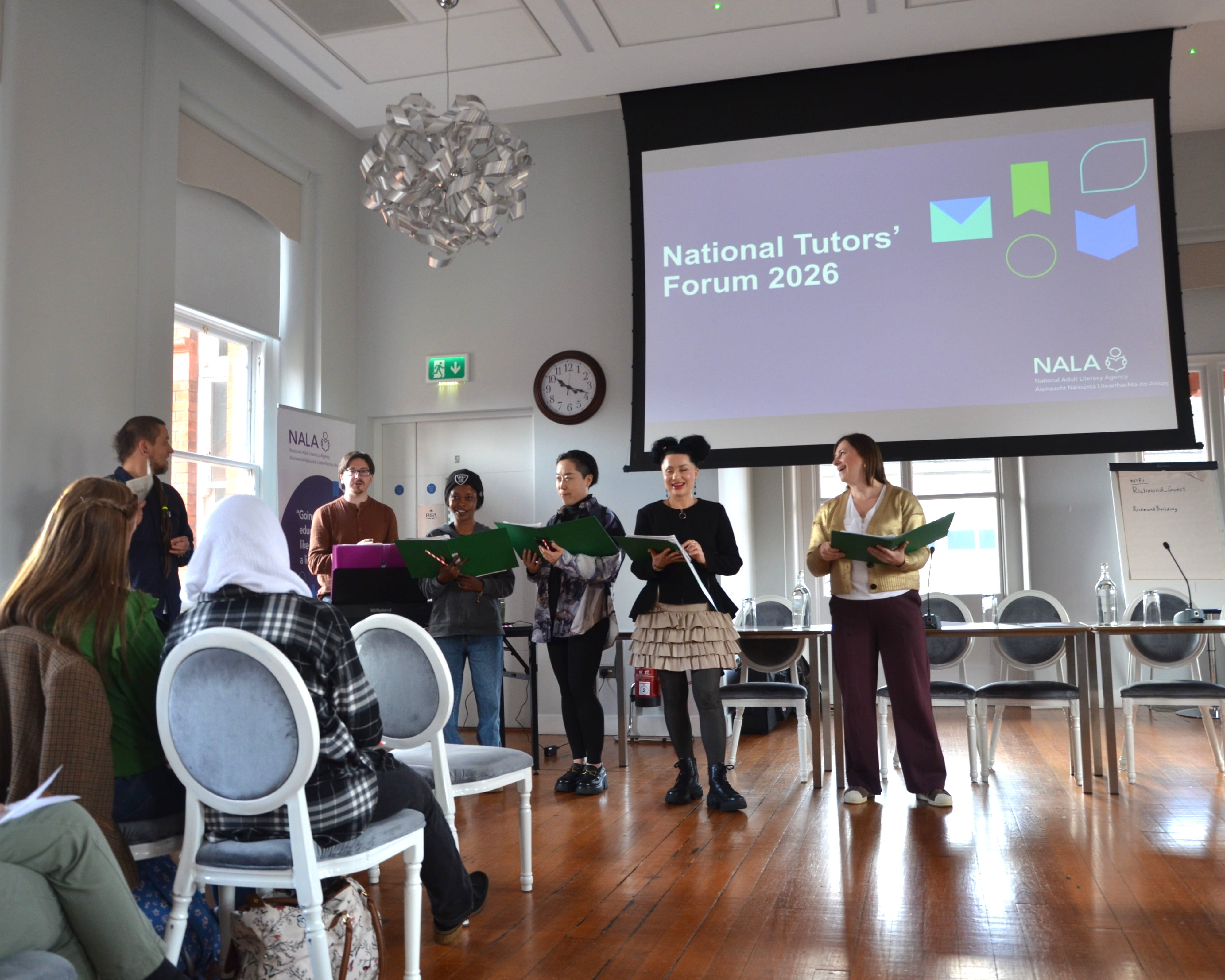 South City Singers performing at the NALA Tutors Forum 2026 Dublin