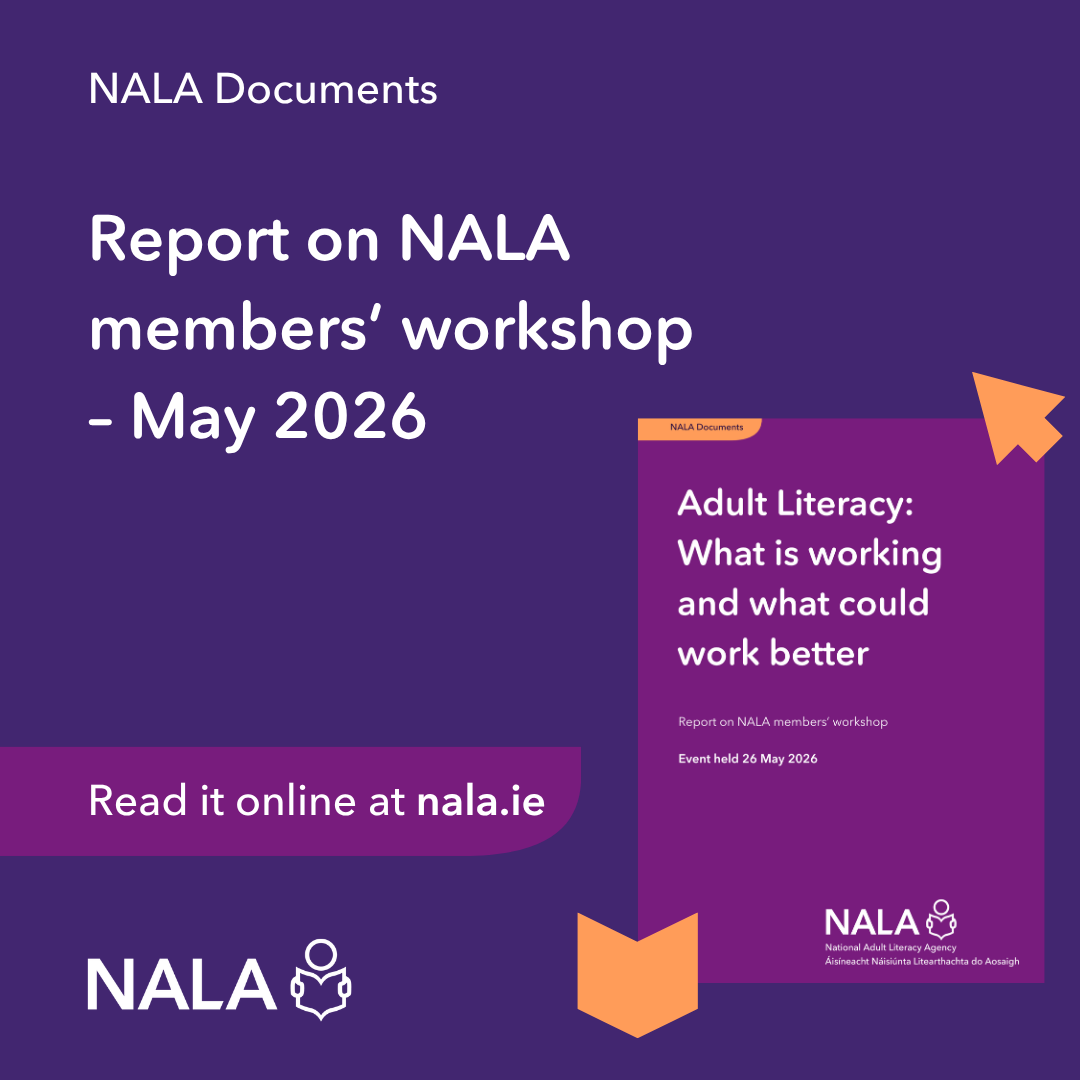 Report on NALA Members's workshop - May 2026. Read it online at nala.ie