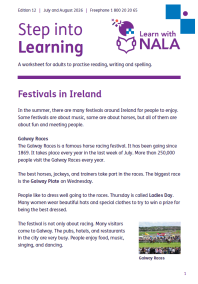 Step into learning worksheet Edition 12 July and August 2026 cover