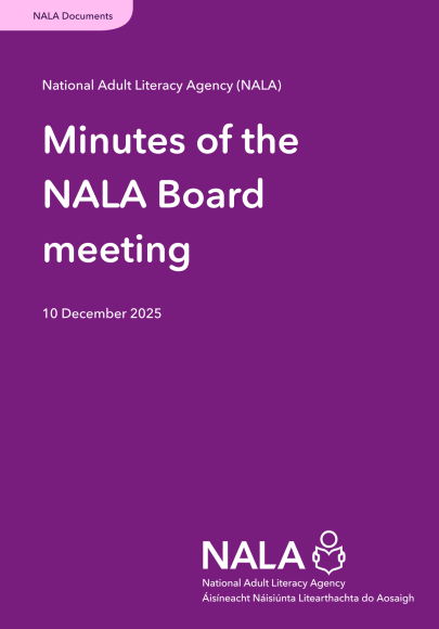 Minutes of the NALA Board Meeting - 10 December 2025 cover
