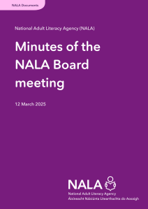 Minutes of the NALA Board Meeting - 12 March 2025 cover