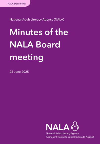 Minutes of the NALA Board Meeting - 25 June 2025 cover