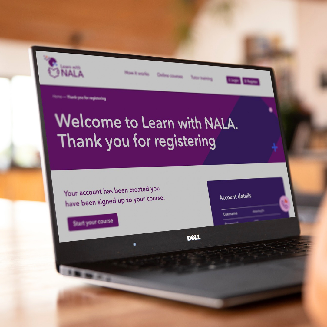 Learn with NALA platform thank you registration page