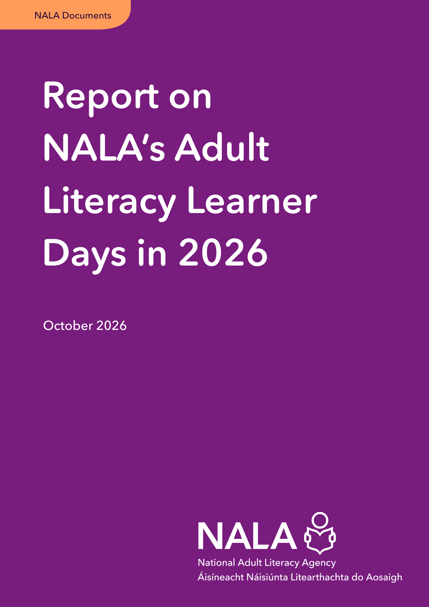Report on NALA's Adult Literacy Learner Days in 2026 cover